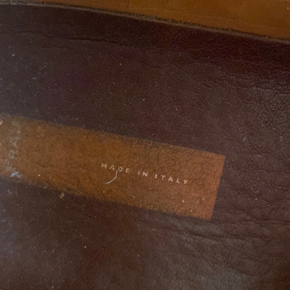 Frau FX Men’s 44 Leather Loafer Slip On 
contrast stitching driving shoe Italy - Picture 7 of 7